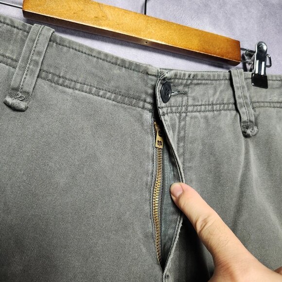 Lucky Brand Shorts Mens 33 Gray Cargo Utility Pockets Drawstring 80318 Summer - Picture 8 of 15